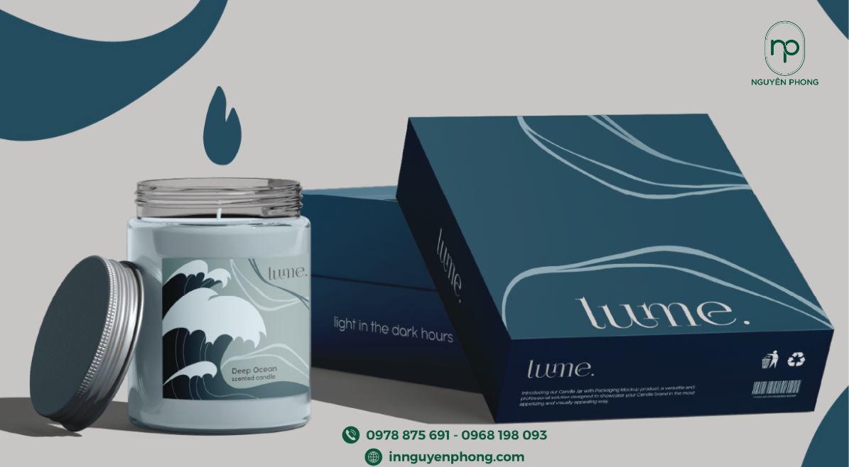 in tem dán nến thơm với công nghệ hiện đại